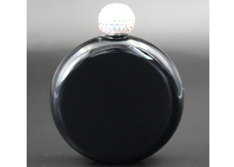 Spray Paint Round Hip Flask Gift Wine Pot 5 Oz Western Style For Adult