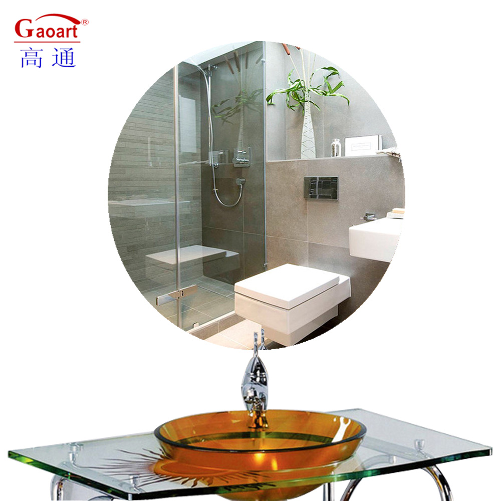 Modern Style Vanity Frameless Glass Large Bath Wall Mirror for Living Room Decoration