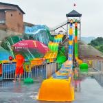 Multicolored Adult Speed Water Slides Water Play Equipment Customizable