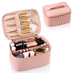 PU Leather Waterproof Cosmetic Bag Storage Hand Bags