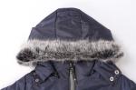 Multicolour Olive Navy Boys Longline Puffer Coat 100% Polyester Fiver