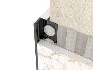 Wholesale Bright Metal Color Stainless Steel Tile Trim 8mm Square Shape from china suppliers