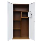 Steel Storage Cabinet Full Height Swing Door Combination Cupboard With Concealed