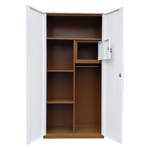 Steel Storage Cabinet Full Height Swing Door Combination Cupboard With Concealed