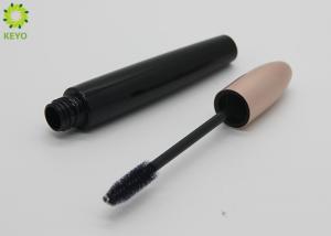Wholesale Round Plastic Empty Mascara Tube With Rose Gold Plastic Screw Brush Cap from china suppliers