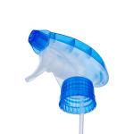 Customizable Pump Spray Bottle Parts 28/410 Blue Frosted Spray Trigger