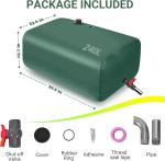 Emergency Water Storage Bladders - Large Capacity Soft Water Bag, Foldable