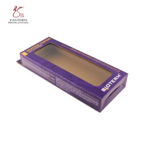 Wholesale Purple Color 300gsm Corrugated Paper Box With Hang Hole from china suppliers