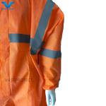 Type5 6 SMS 56GSM Orange Coveralls with Reflective Tape High Demand in Australia
