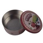 Round Large Cookie Tin Jar Food Tin Container 155*60mm For Gift And Holiday