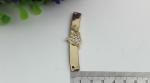 Good quality leather bag accessories frame 62 mm light gold metal corner