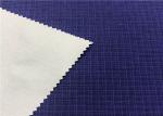 Ripstop Cationic Super Stretch Fabric Waterproof Membrane Bonding In Dark Blue