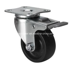 Wholesale 35kg Plate Brake Po Caster Mini 2&quot; ColorBlack 2622-03 Application Caster from china suppliers