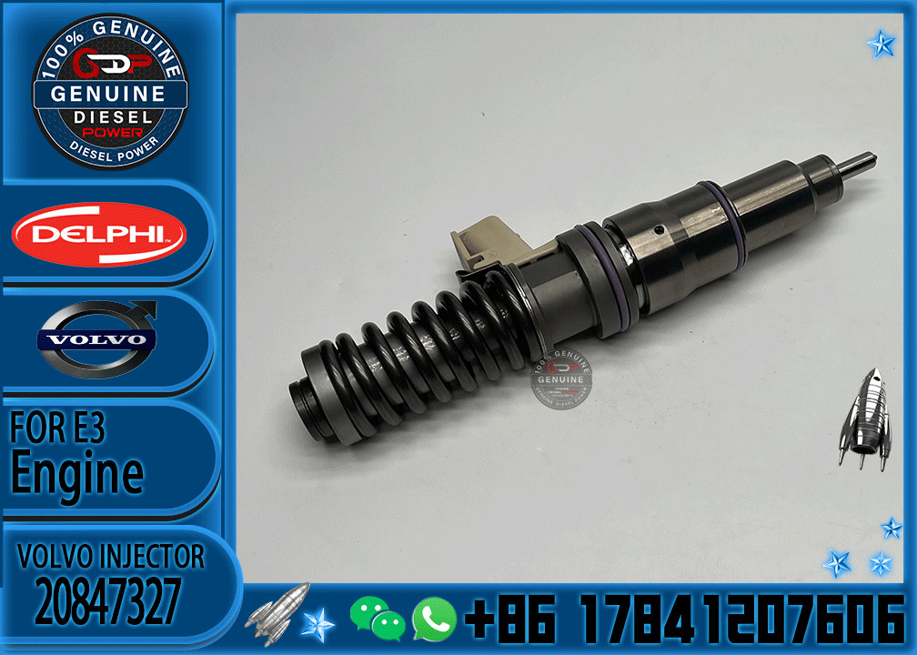 Fuel Injector 20847327 20584346 85000498 7420972224 20972224 7421340612 9021371673 85003264 for Excavator