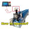 Buy cheap ISO9001 C Channel Roll Forming Machine High Efficiency 3 Years Warranty from wholesalers