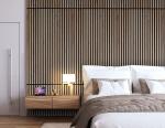 Acoustic Wooden Slats Decorative Sound Insulation Panels Soundproof Room