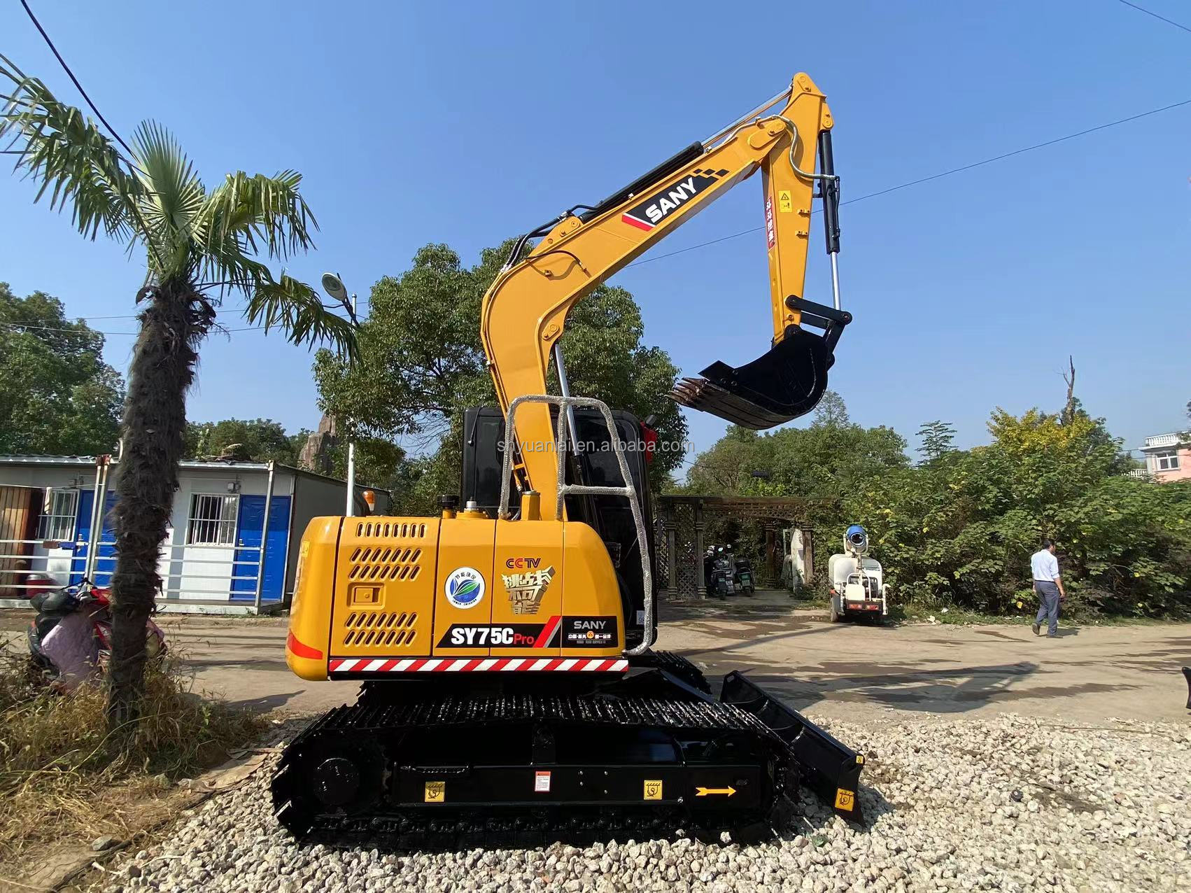 Used SANY SY75c excavator SANY excavator SY75, SANY mini excavator hot sale in stock FOR SALE