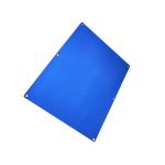 OEM Automotive Stamping Parts , Laser Cutting Aluminium Plate Blue Anodizing