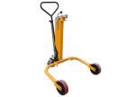 DT250 Three wheels PU Coated Portable Drum Truck with Hydraulic System Drum