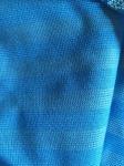 160cm Width Warp Knitting Blue Eight Grid Microfiber Cleaning Cloth SGS