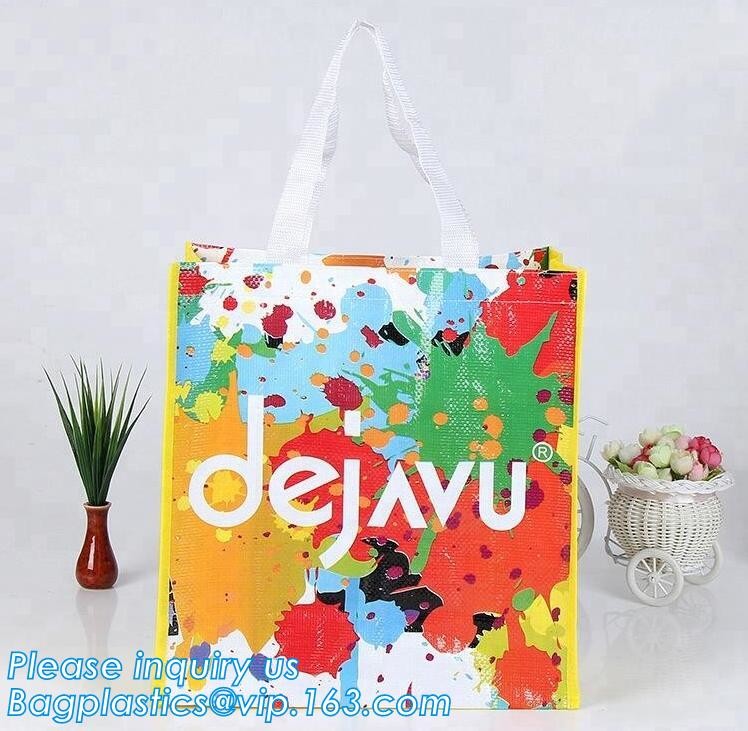 Promotional Cheap Polypropylene Die Cut Laminated TNT Tote PP Woven Shopping Bag,Europe Standard bopp Laminated China PP
