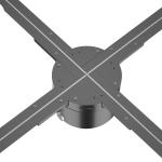 100cm 2 Blades 3D Hologram Fan Hospitals' Revolutionary Product 1.692MM Contrast