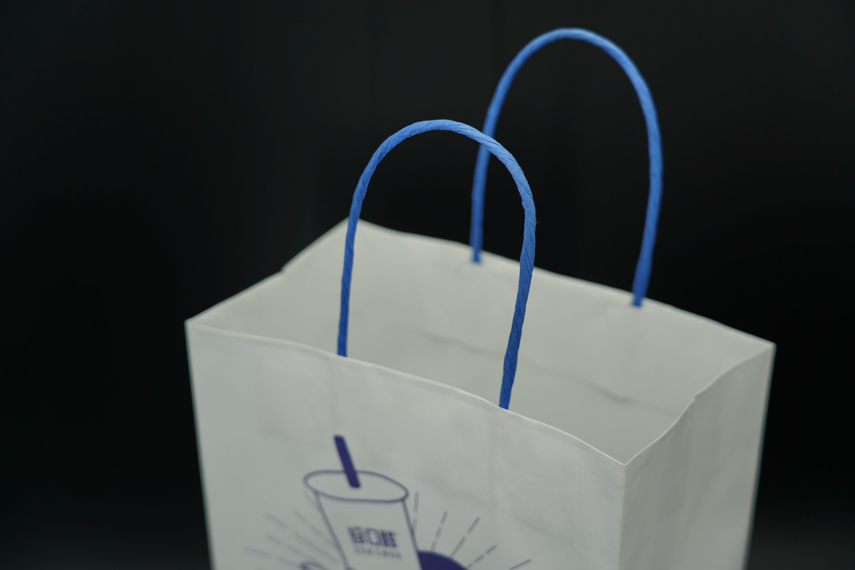 Recyclable Eco Paper Bags Kraft Coffee Food Takeaway Paper Bags