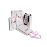 Square Bottom Kraft Paper Gift Bags With Handles for Shopping and Cardboard