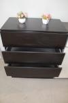 Custom Made Black Wooden Shoe Cabinet / MDF Panels Tall Narrow Wooden Shoe Rack