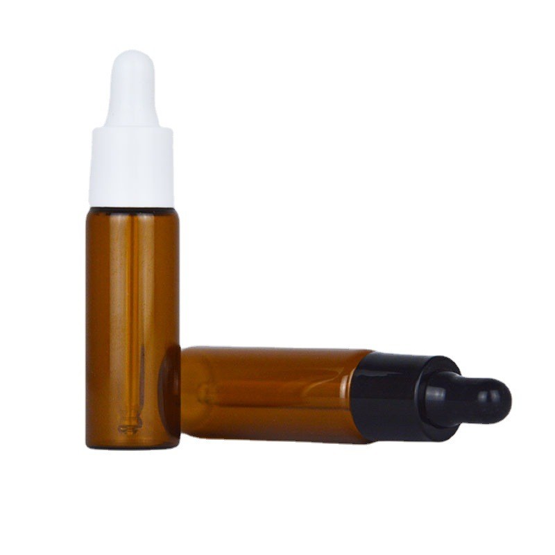 PET 30ml Plastic Bottle Transparent Cosmetic Bottle With Black Cap