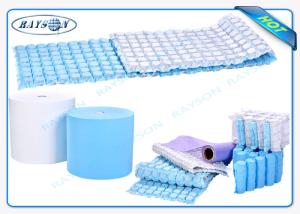 Wholesale Blue / White 70GSM Big Roll PP Spunbonded Nonwoven For Packing Pocket Spring from china suppliers