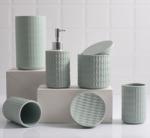 Commercial Sustainable Ceramic Bathroom Set Luxury For Bathroom Accessories