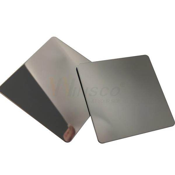 4x8 Super Mirror Stainless Steel Sheet SUS 201 304 316 Grey Color Cold Rolled