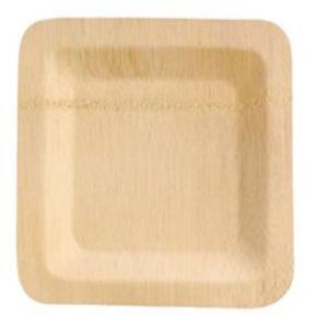 Wholesale 3.5 Inch 105 Mm Disposable Biodegradable Bamboo Plate Round Shape For Restaurants from china suppliers