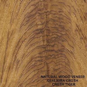 Wholesale America Natural Cherry Crotch Veneer Specially Tiger Grain For Hotel Decoration from china suppliers