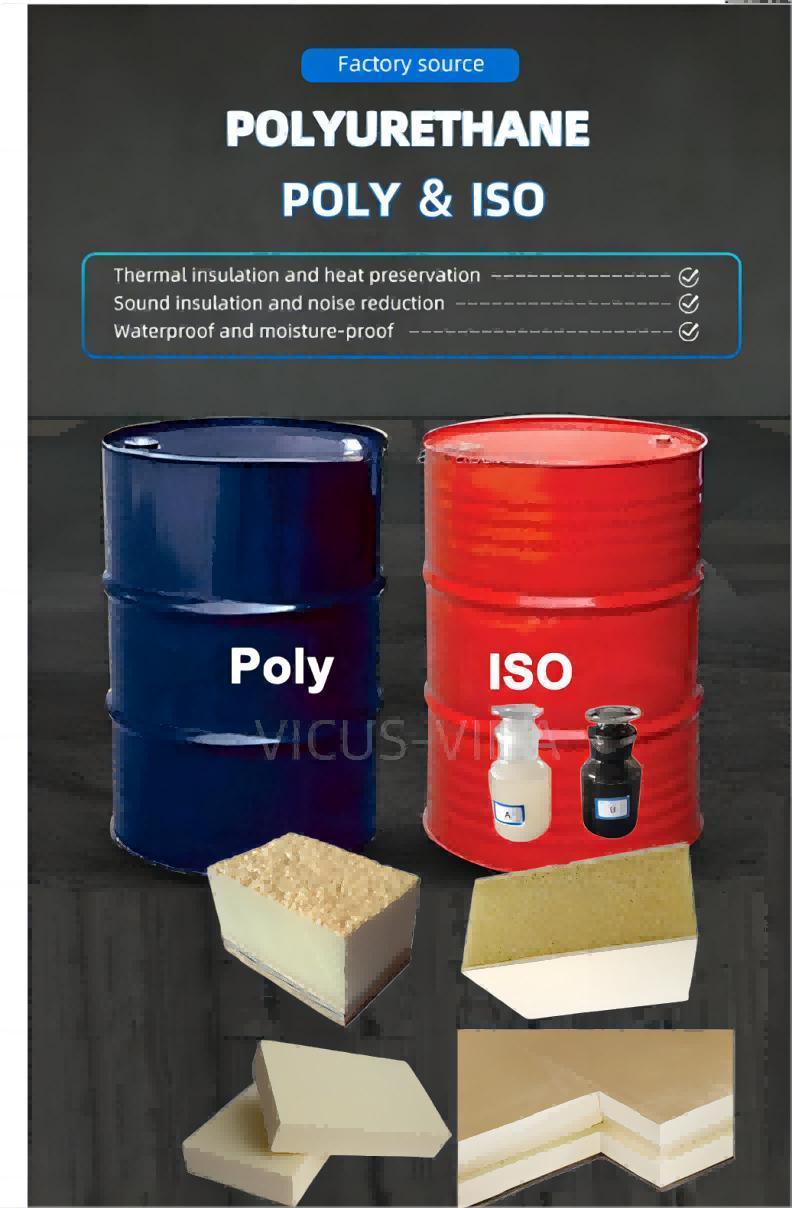 Polyurethane Spray Foam Closed Cell PU Foam Chemicals for Spray Insulation