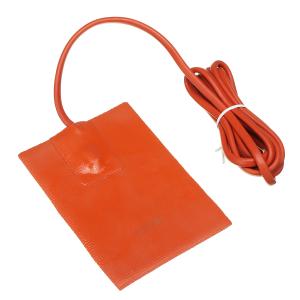 Wholesale 1.5mm-3mm 12v Silicone Heating Pad 204C Flexible Rubber Heater from china suppliers