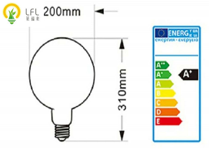 360g Decorative Filament Bulb For Living Room , Dimmable Edison Decorative Dimmable Led Bulbs