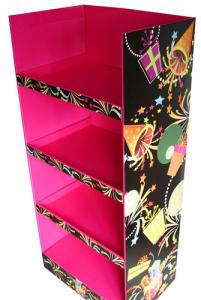 Wholesale Colorful Cardboard Promotional Stands , Cardboard Pop Up Display Stands from china suppliers