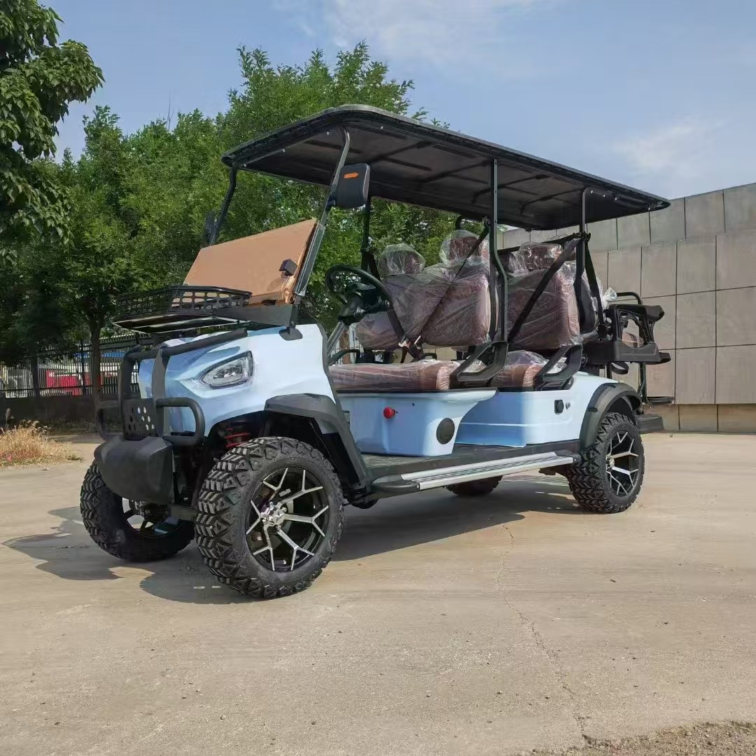 Hot Sale 6 Seats Electric Lifted Golf Cart with Lead-acid Battery