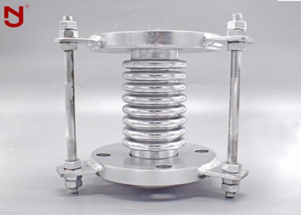 SS Edge Metal Bellows Expansion Joints High Temperature With Flat Welding