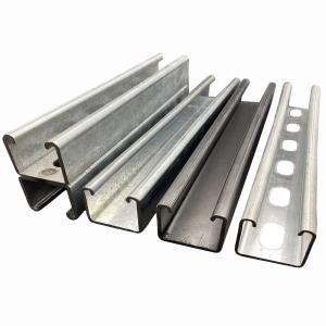 Wholesale Hot Dip Galvanized 41x41 41x21 Perforated Unistrut Channel from china suppliers