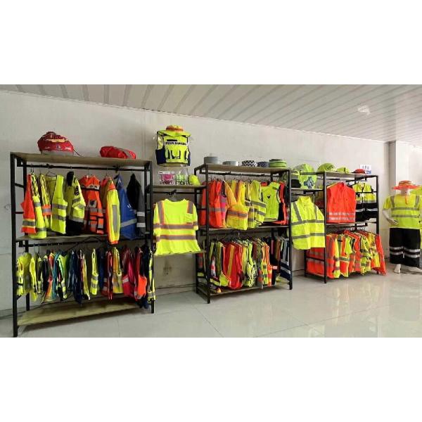 Strip Mesh Fabric Construction Security Safety Reflective Vest