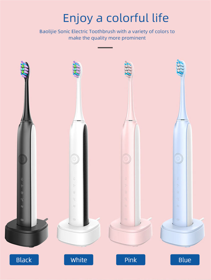 Automatic Timing Adult Electric Toothbrush IPX7 Sonic Teeth Whitening Electric Toothbrush