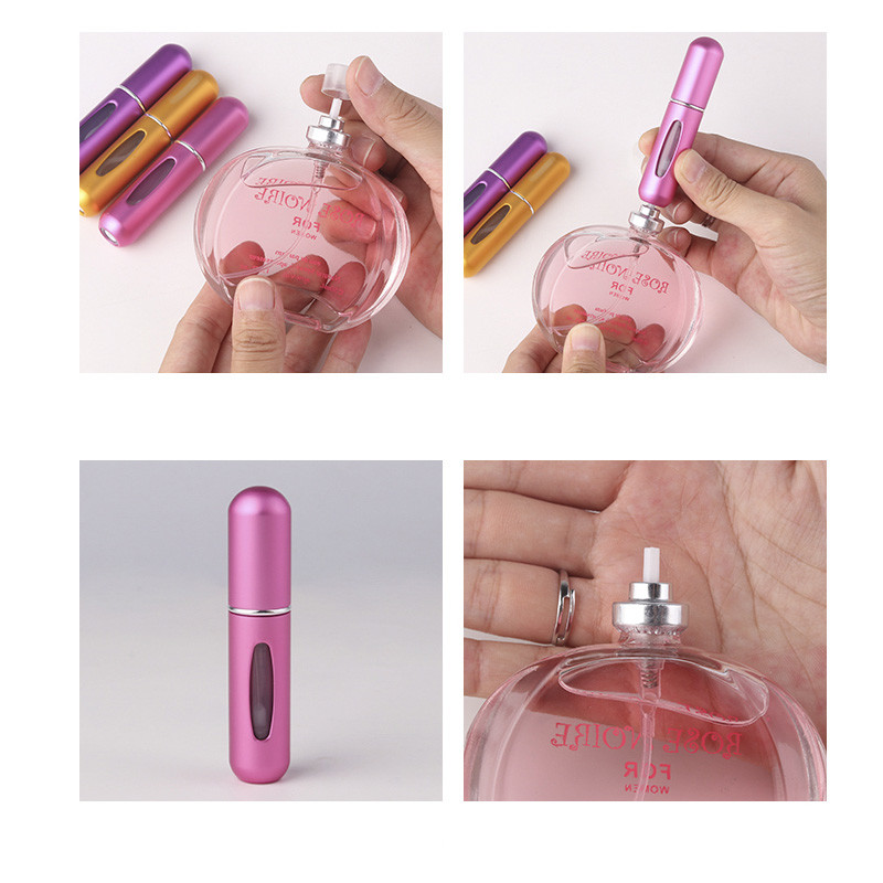 Leakage Proof Pen Perfume Bottle Refillable Mini Glass Spray Bottles
