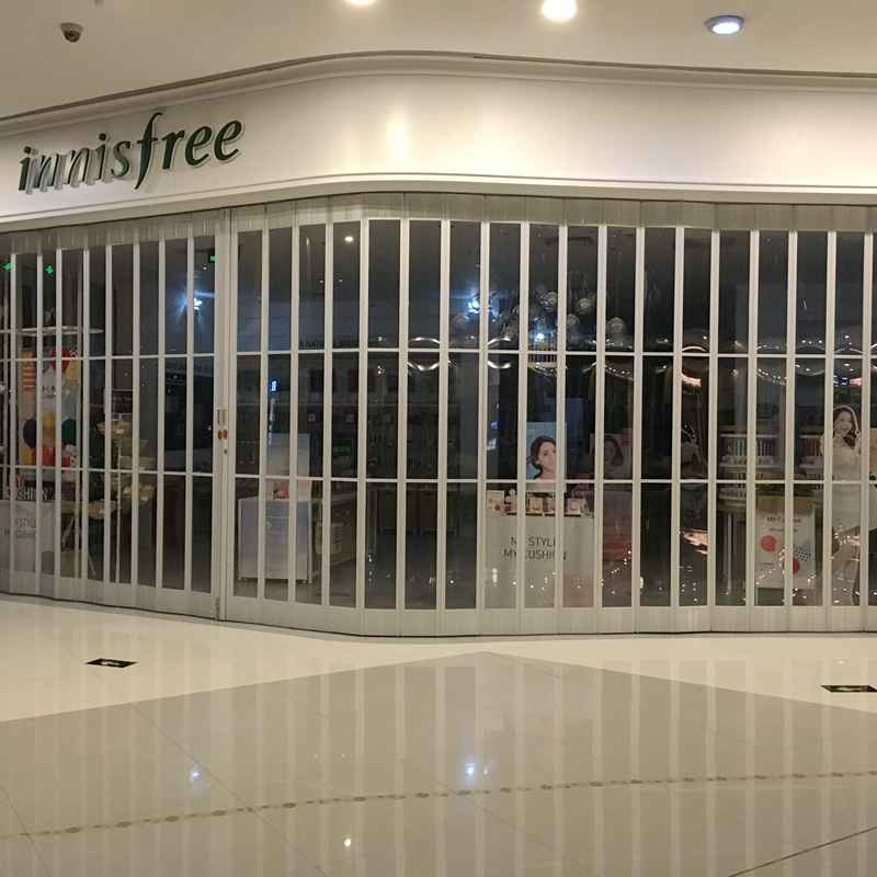 Rigidity Side Folding Shutter Door For Commercial Retail Stores / Shopping Malls