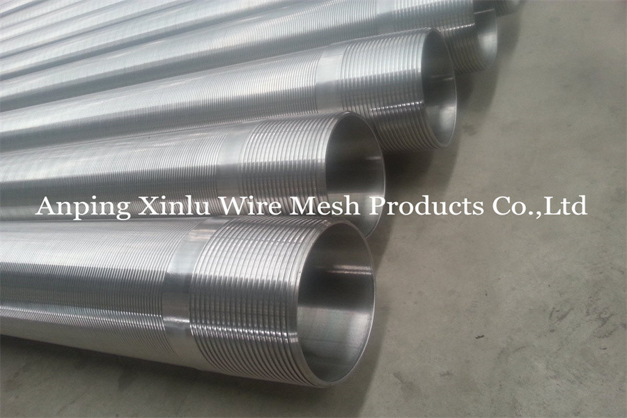 Large Open Area Wedge Wire Screen Pipe polishing For Filtration
