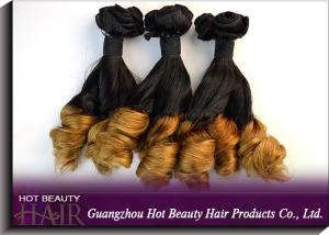 Wholesale Grade 7A Colored Human Hair Extensions , Spring Curl Virgin Brazilian Hair OEM ODM from china suppliers