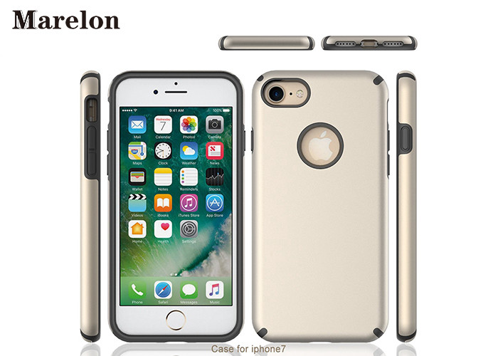 Soft TPU Hybrid Phone Cover Eco - Friendly 2 In 1 Hard Premium PC Material
