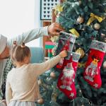 Christmas Stockings Unique 3D Gnomes Xmas Stockings Santa Claus Fireplace